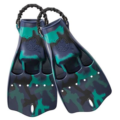 Scubapro Jet Fin mit Springstraps, Dunkelblau-Camo