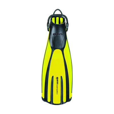 Mares QUATTRO+ Flosse R Yellow Reflex