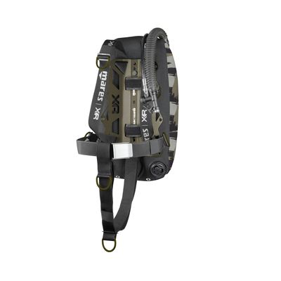 Mares TACTICAL GREEN Single Backmount Set 16 Kg / 34 Lbs