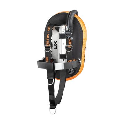 Mares HV Single Backmount Set Black-Orange