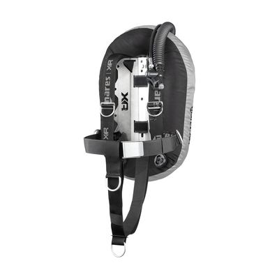 Mares HV Single Backmount Set Black-Silver