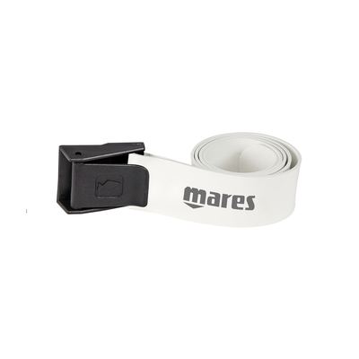 Mares BELT ELASTIC w/Nylon Buckle White