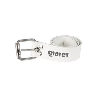 Mares BELT ELASTIC w/Stainless Steel Buckle White