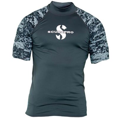Scubapro UPF 50 Rashguard Kurzarm, Graphit, Herren S