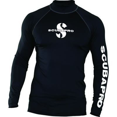 Scubapro UPF 50 Rashguard Langarm, Schwarz