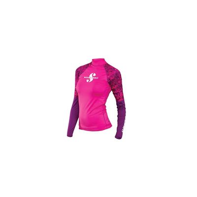 Scubapro UPF 50 Rashguard Langarm Damen, Flamingo, XS