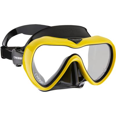 Cressi A1 (black/yellow - anti-fog lens)