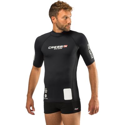 Cressi Rash Guard Short Sleeve Man (Dive Center ed. - black) [XXL/6]