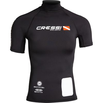 Cressi Rash Guard Short Sleeve Lady (Dive Center ed. - black)