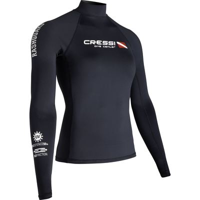 Cressi Rash Guard Long Sleeve Lady (Dive Center ed. - black)