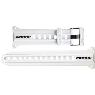 Cressi Watchband for Watch-style Dive Computer (white/black) [Original Goa]