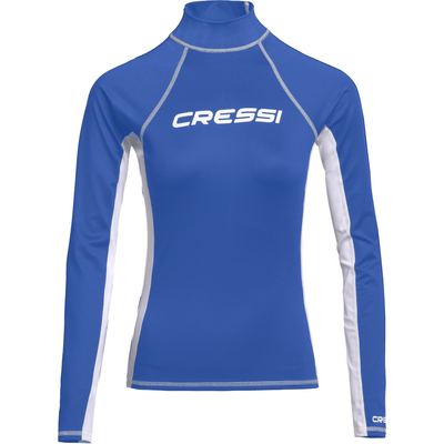 Cressi Rash Guard Long Sleeve Lady (blue)