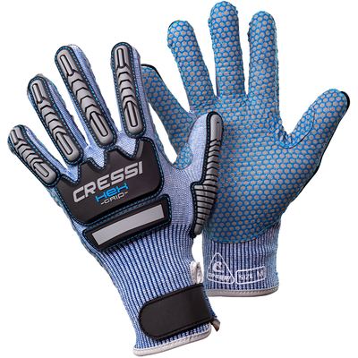 Cressi HEX Grip Gloves (blue)