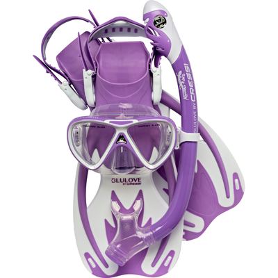 Cressi Rocks Dry Set (lilac/white) [S/M]