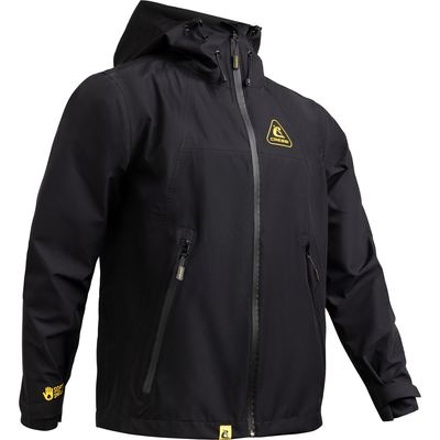 Cressi Cressi Hooded Shell Jacket Unisex (black/yellow)