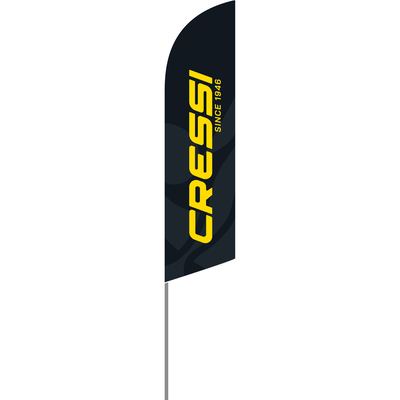 Cressi Wing Flag (black/yellow) [60 x 240 cm]