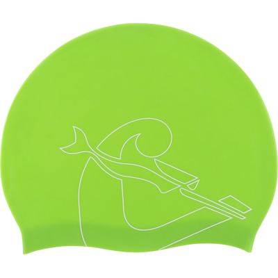 Cressi Swim Cap (lime/white)