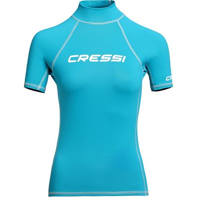 Cressi Rash Guard Short Sleeve Lady (aquamarine)