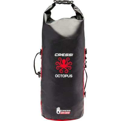 Cressi Octopus Dry Backpack (black/red)