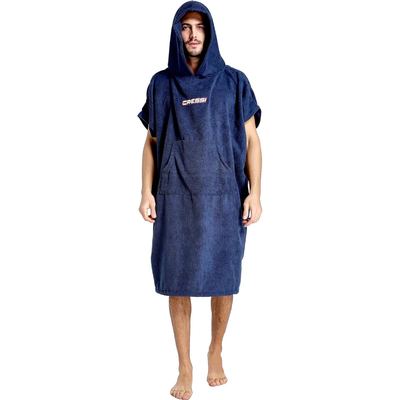 Cressi Poncho Robe (blue navy) [L/XL - 92x118 cm)